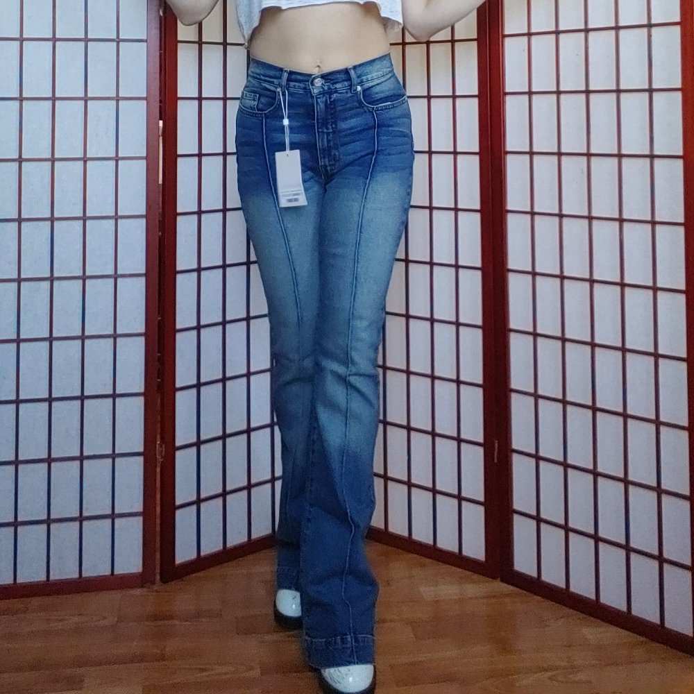 Revice Venus Flare Size 28 Eclipse Wash Jeans